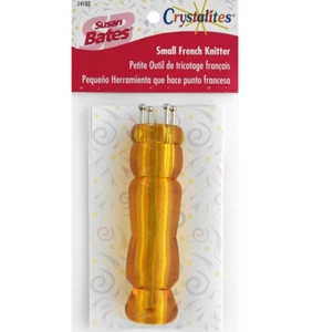 Susan Bates Crystalites kleine französische Strickerin - gelb 4 Heringe | Perlen Schmuck - Bild 1 von 4
