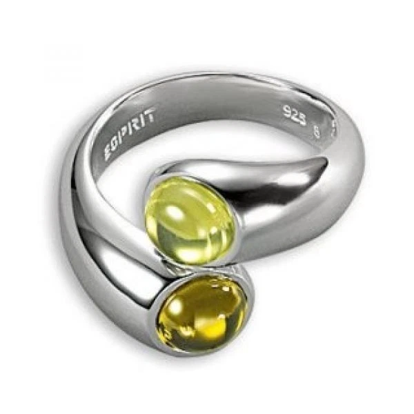 Esprit Ring Vibrant Green Silberring ESRG-90898.B18 Gr. 18 Damenring Steine grün - Bild 1 von 1