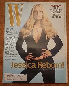 W Magazine April 2006 Jessica Simpson Helen Mirren Vintage Fashion Magazine - Picture 1 of 13