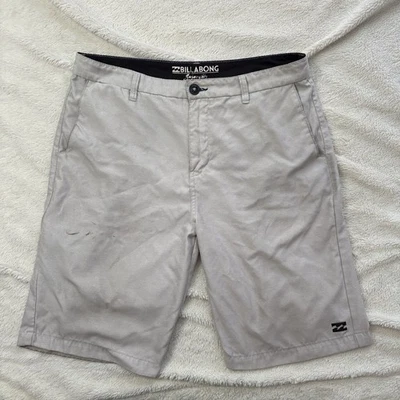 Pantalones Cortos Híbridos Billabong Crossfire Submergibles Para Hombre Talla 34 Gris Elastizado Informal Foto 1 de 4
