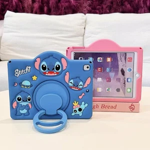 Stitch Kid Stand Case Cover For iPad 2025 11th A16 10th 10.9" mini 7 6 Air Pro - Picture 1 of 17