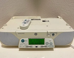 Vintage GE Spacemaker 7-5290A AM/FM Radio CD Player W/Remote & Video. Tested! - Picture 1 of 10