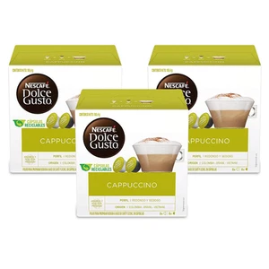Nescafãƒâ€° Dolce Gusto Coffee Capsules Cappuccino, 16 Count (Pack of 3) - Picture 1 of 12