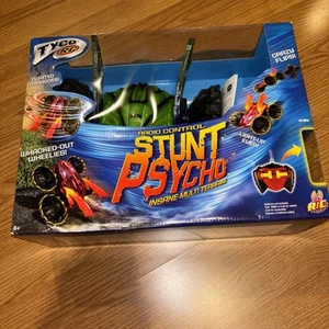 TYCO RC Stunt Psycho 49 Mhz radio controlled multi terrain vehicle w/ Box Used - Picture 1 of 4