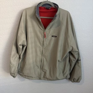 Chaqueta deportiva vintage Dunlop Motorsport Racing cremallera LL beige/rojo - Imagen 1 de 11