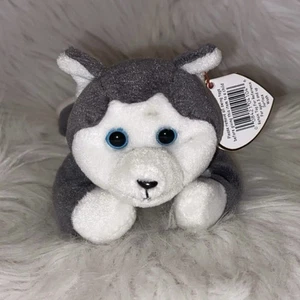 Vintage 1996 TY Beanie Babies Nanook The Husky #4104 NEW - Picture 1 of 9