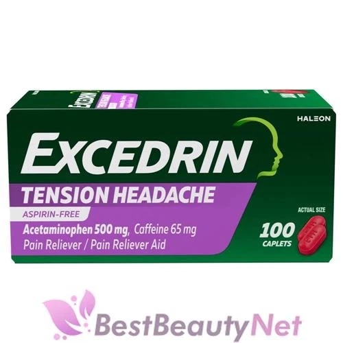 Excedrin Tension Headache Pain Reliever 100 Caplets - Image 1 of 1