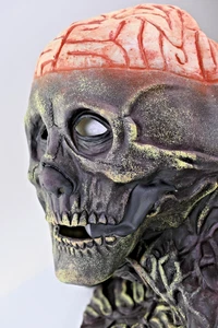 Halloween Skull Mask Creepy Biochemical Mask Latex Skeleton Mask - Picture 1 of 7