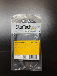 StarTech - 6 ft S-Video/SVHS Cable - M/M (SVIDEOMM6) - Picture 1 of 3
