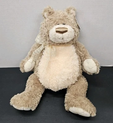 Oso de peluche Gund lanudo 17"" 319918 felpa con cinta NUEVO Foto 1 de 4