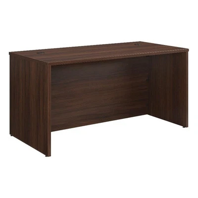 Sauder Affirm 60x30" Engineered Wood Desk in Noble Elm/Brown - Image 1 of 4