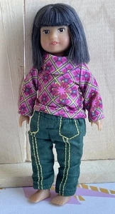 American Girl 6.5” Ivy Ling 70’s Historical mini doll No Boots Rare HTF AG-59 - Picture 1 of 8