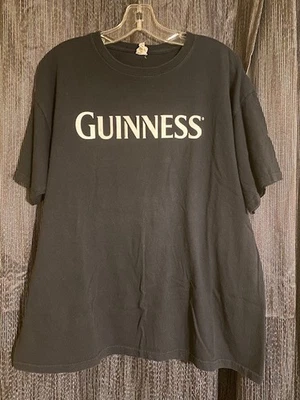 Camiseta Guinness Para Hombre Talla XL Paint the Town Negra Manga Corta - Yunque Foto 1 de 4