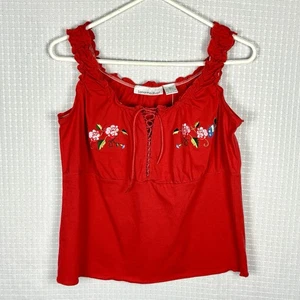 Milkmaid Tank Top Damen S Y2K Babydoll Fairycore Romantisch Coquette Spitze Trägertop 90er - Bild 1 von 7