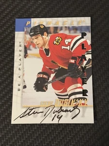 1997-98 Be A Player Autograph Steve Dubinsky Auto #166 NHL Blackhawks - Picture 1 of 3