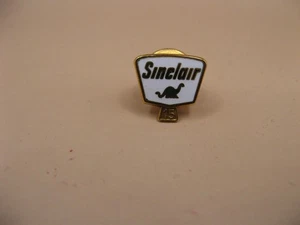 Cravatta vintage smaltata SINCLAIR Dino Oil & Gas 15 anni di servizio testata oro 10K - Foto 1 di 5