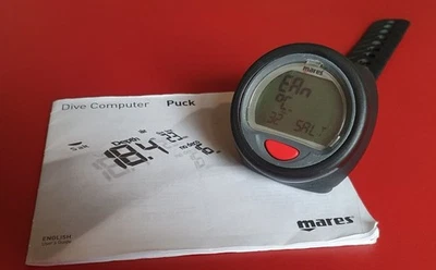 Tauchcomputer Mares Puck in Schwarz, gebraucht - Bild 1 von 4