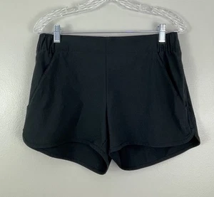 Pantalones Cortos Columbia Pleasant Creek Negros Agua Protección Solar Elastizados 3" Ins Medianos - Imagen 1 de 5