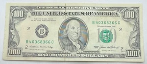 1985 Vintage $100 Note -Vintage $100 Bill - New York - Hundred Dollar Bill - Picture 1 of 2