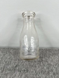 Vintage 1 Quart Milk Bottle Thompson’s Dairy Washington DC 2012 11th St NW - Picture 1 of 14