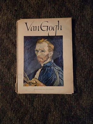 Van Gogh-Abrams Art Book -16 Full Color Prints 1954 Foto 1 de 4
