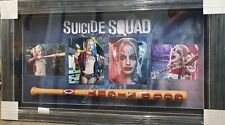 Suicide Squad - MARGOT ROBBIE Goodnight Bat and Signed, Framed Poster