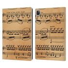 HEAD CASE DESIGNS MUSIC SHEETS LEATHER BOOK WALLET CASE COVER FOR APPLE iPAD