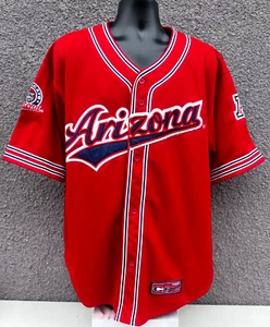 NCAA ARIZONA WILDCATS Colosseum Baseball Sewn Jersey Men's Sz: XXL Red - NWOT - Picture 1 of 13