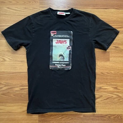 Jaws Movie T Shirt Adult XS Black Universal Studios Official Retro Horror Film - Image 1 of 4