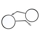1 Pair 8mm Right and Left Side Motorcycle Rear View Mirror Round Motorcycle  GDS