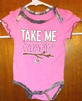 Take Me Hunting  Girls 0-3 Months - Image 1 of 3