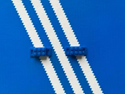 Dije de Encaje Original Lego Adidas en Azul - 100% Auténtico - 1 Par - Imagen 1 de 2
