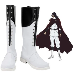 Bleach TYBW Wandenreich Sternritter Quincy King Yhwach Cosplay Shoes Boots - Picture 1 of 4