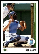 1989 Upper Deck #767 Bob Boone Kansas City Royals