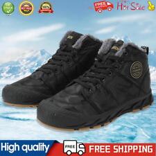 Mens Outdoor Snow Boots Plush Warm Mountain Climbing Shoes Anti-Slip Waterproof