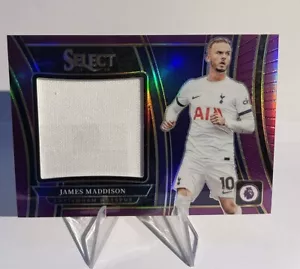 James Maddison Panini Select EPL Prizm Jumbo Patch /49 2023-24 Spurs - Picture 1 of 3