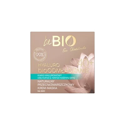 BEBIO COSMETICS Night Cream Mask Hyaluronic Acid Kahai Oil AFA Extract beBIO Ewa Chodakowska