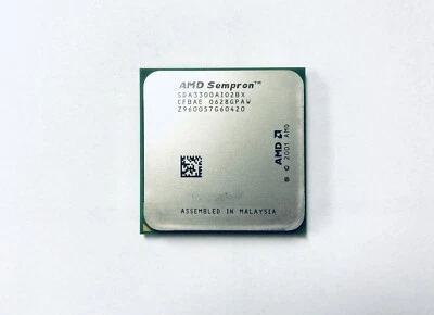 AMD SDA3300AI02BX Sempron 3300+ Socket 754 2.0-3.3Ghz CPU (OEM Tray) - Image 1 of 2