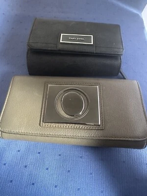 Oroton & Laura Jane Purses - Wallet Leather Logo Long Zip Closure EC Condition. - Image 1 of 4