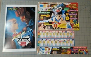 (CARD) Street Fighter Alpha 2 Marquee for Sega New Astro City CPS2 Jamma - Picture 1 of 5