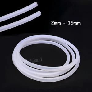 Food Grade Silicone Soft Rubber Tube ID 2mm-15mm Beer Milk Hose Pipe Transparent - Picture 1 of 7