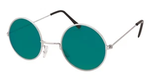 Bristol Novelty Unisex Brille im 60er-Jahre-Stil, für Erwachsene One Size Green - Picture 1 of 2