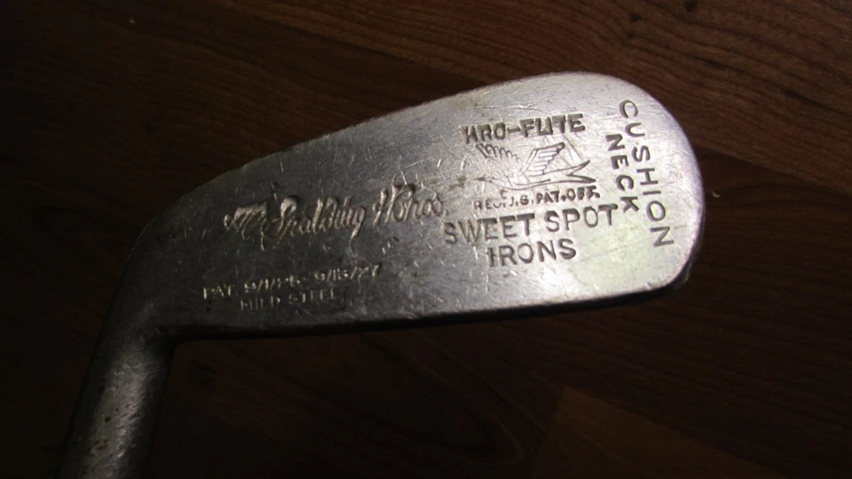 Винтажный утюг A.G. SPALDING BROS Sweet Spot KO2 KRO-FLITE для левой руки РЕДКИЙ - Изображение 1 из 4