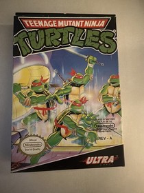 Teenage Mutant Ninja Turtles TMNT, 1989 Nintendo NES, Cartridge & Box, no manual