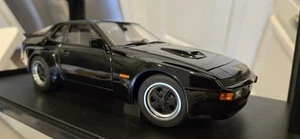 **READ** RARE 1/18 Autoart 1980 Porsche 924 Carrera GT Black Diecast - Picture 1 of 24