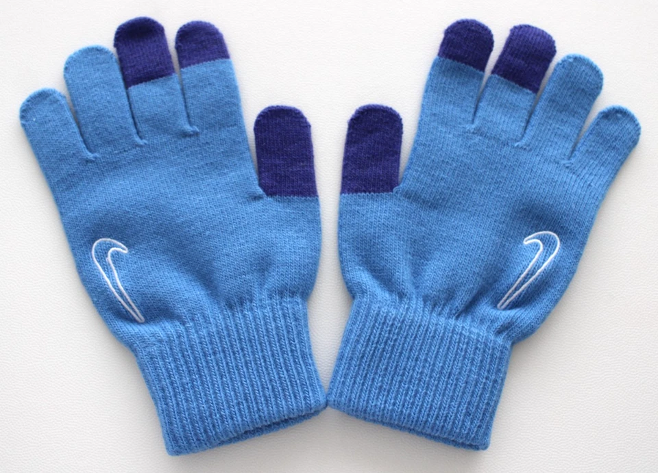 Nike вязаные Tech захват перчатки молодежи L/XL университета синий/игры Royal/белый - Изображение 1 из 3