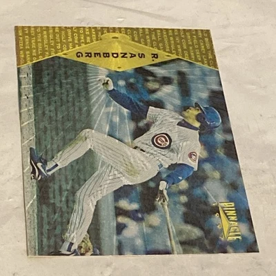 Tarjeta paralela colección del museo Ryne Sandberg Pinnacle #99 1997 Foto 1 de 4