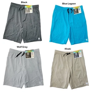 Hurley Boys Hybrid 4-way Stretch Fabric Quick Dry Drawstring Shorts - Picture 1 of 4