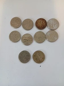 Moneda de diez centavos de Estados Unidos (10 monedas en total) - Imagen 1 de 4