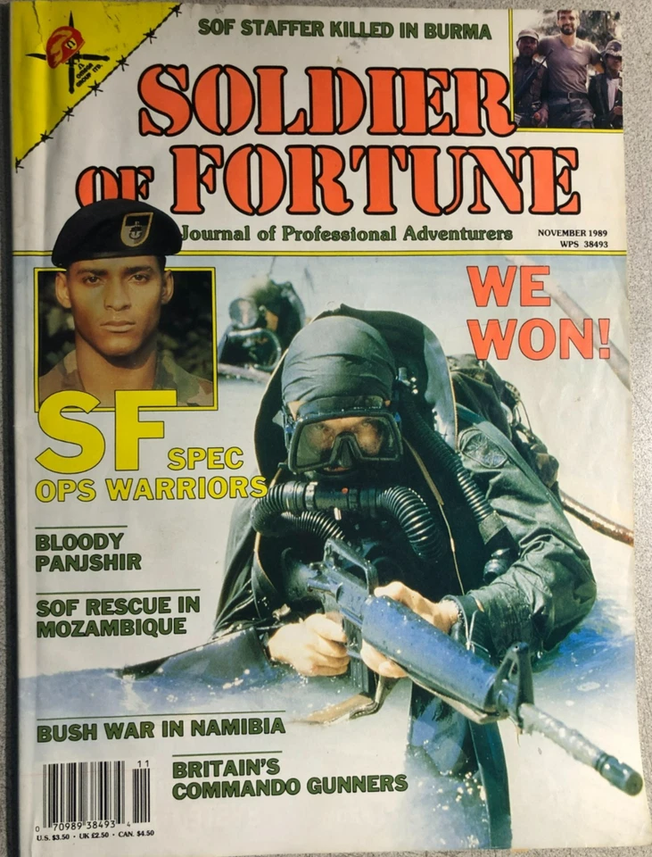 SOLDIER OF FORTUNE Magazine November 1989 - Image 1 of 3